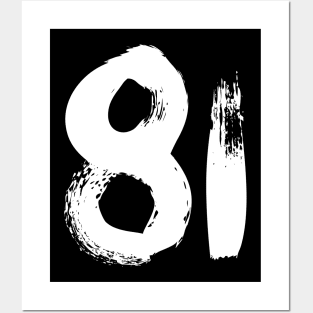 Number 81 Posters and Art